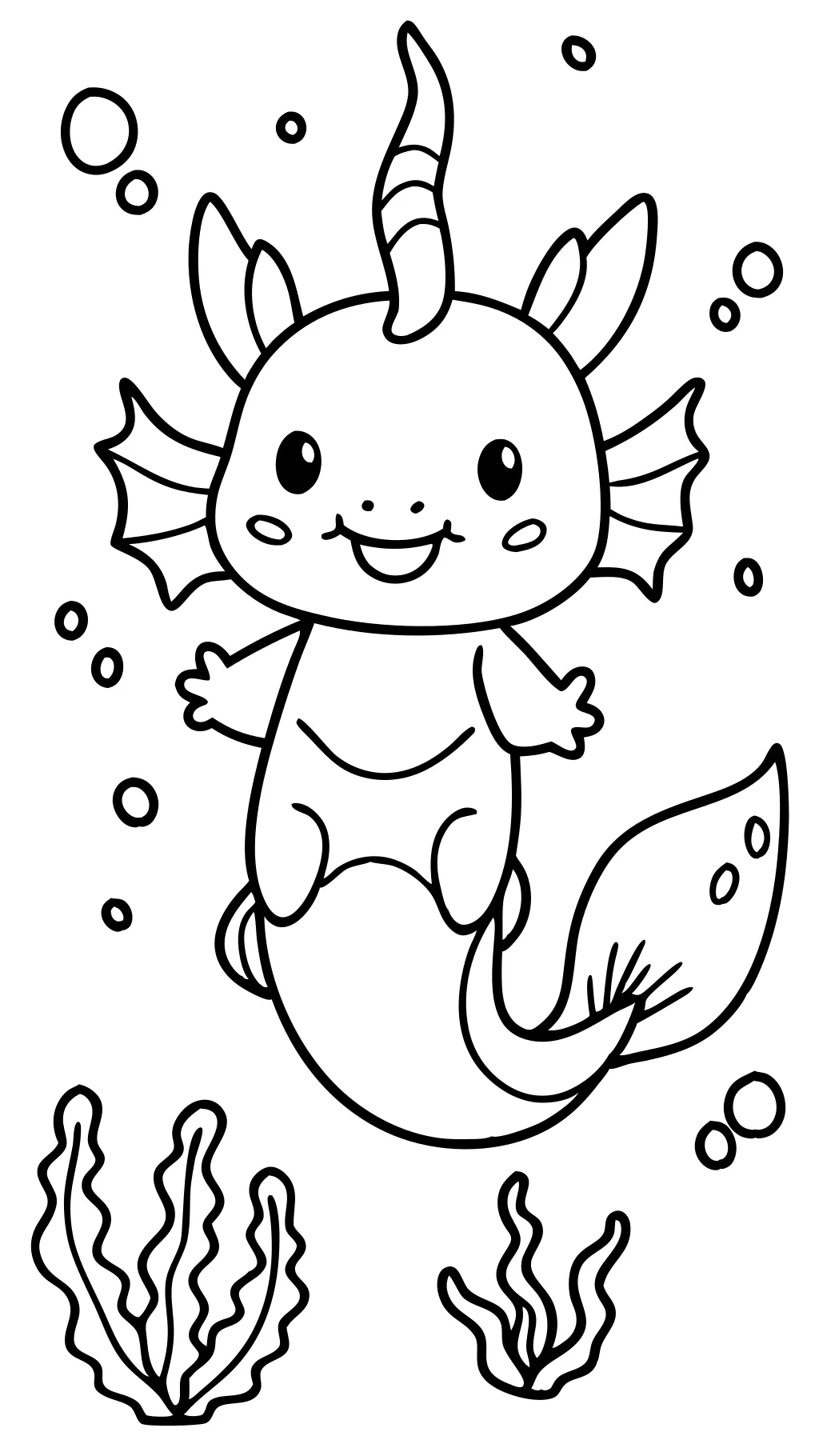 minecraft axolotl coloring pages